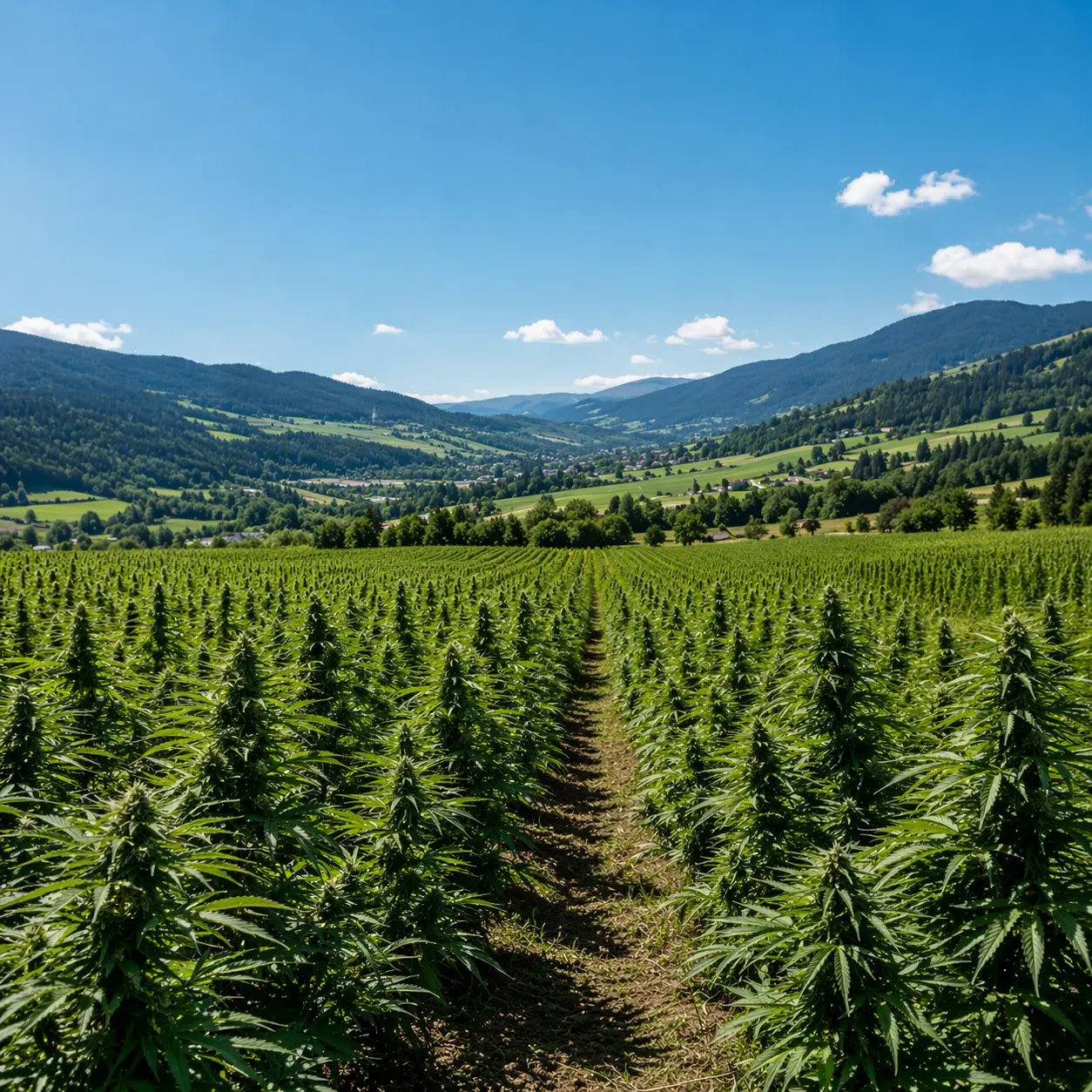 Cannabis-Anbau bei Mountain Green